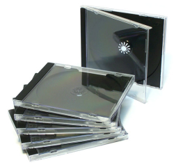Standard CD/DVD Jewel Case with Tray